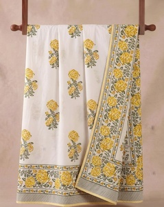 Dohar de Algodón Orgánico de Alta Demanda, Hecho a Mano, Reversible, con Estampado Floral, Compre Directamente del Proveedor a Precio de Fábrica - Product Image 3