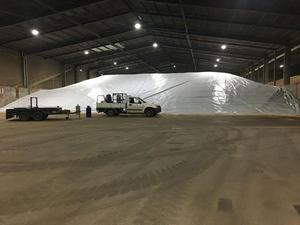 Premium 150 GSM Food Grade HDPE Tarpaulin Sheet for Bulk Grain Storage Waterproof Protective Cover for Agriculture Farm and Ware - Product Image 1