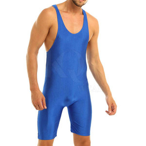 High Strength Knitted Casual Wrestling <b>Singlets</b> <b>for</b> <b>Men</b> Offering Lightweight Breathable Comfort <b>for</b> Practice Training Gym - Product Image 6
