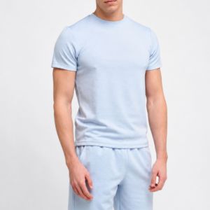 Men <b>Twin</b> <b>Set</b> Short Sleeve T Shirt and Shorts Casual Summer Sportswear Two Piece Outfit Custom OEM ODM Wholesale Clothing <b>Set</b> New - Product Image 2