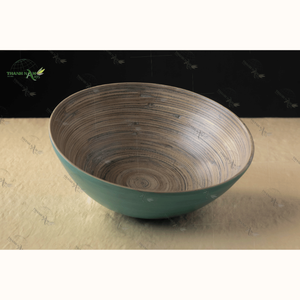 ชามเสิร์ฟสลัดไม้ไผ่เป็นมิตรกับสิ่งแวดล้อมทำด้วยมือ2025จัดแสดงอาหารอย่างยั่งยืนจากเวียดนาม - Product Image 5