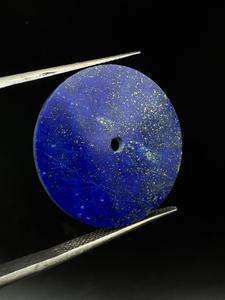 หน้าปัดนาฬิกาสีน้ำเงินธรรมชาติ ลาพิส ลาซูลี ขนาด 31.50 มม. รูปทรงกลม หนา 1.60 มม. ขัดเงาด้านเดียว - Product Image 6