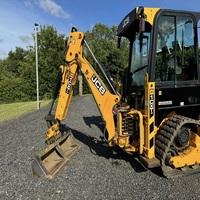 Chargeuse compacte sur chenilles JCB 1CXT-HF, mini-tracteur, chargeuse-pelleteuse, capacité de charge nominale de 4 tonnes, moteur Perkins, pompe Huade