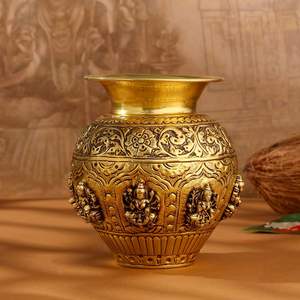 Nouvelle collection d'accessoires de cuisine en laiton, Lota spécialement conçue pour les usages religieux hindous des temples, dernière Lota pour Pooja, excellente qualité - Product Image 1