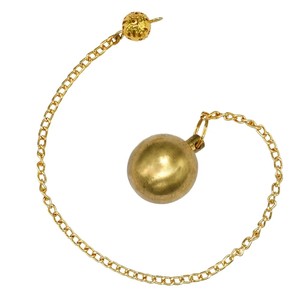 Péndulo de Feng Shui con Bola Abrible de Oro al por Mayor para Sanación Energética y Adivinación, Arte Ecológico - Product Image 1