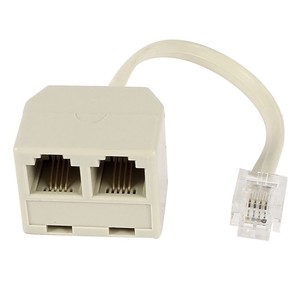 Répartiteur téléphonique pratique et simple LJJ-4C 2 voies RJ11 6P4C Conforme RoHS - Product Image 2