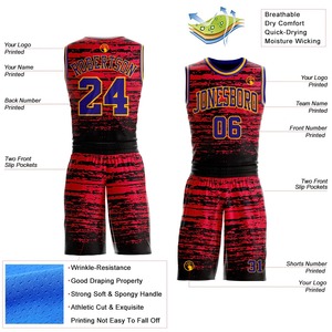 Hot Sale Latest Basketball Uniform Jersey Shirt Sets for Men Women Youth Children Kids Best Design Jerseys and Shorts Set - Product Image 2