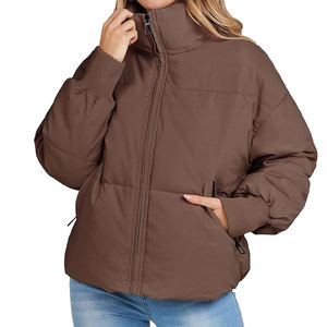 OEM Factory Prices Women's Customized Heated Eco-Friendly <b>Quilted</b> Puffer Coat Jacket Nylon Lining Waterproof Breathable Casual - Product Image 3