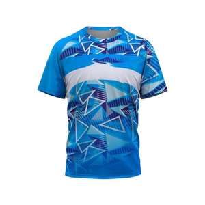 Camiseta Deportiva para Hombre, Ropa de Entrenamiento para Bádminton y Tenis de Mesa al Aire Libre, Camisetas Casuales de Cuello Redondo y Corte Holgado - Product Image 4