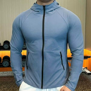 Veste à capuche pour hommes, vêtements de sport pour la course à pied, la musculation, le fitness, vêtements de sport respirants et à séchage rapide - Product Image 4