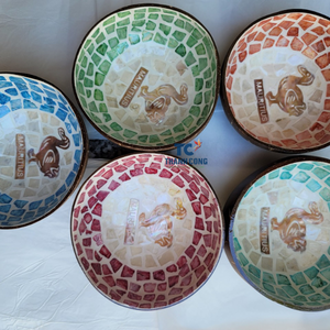 Meilleures ventes, bols en noix de coco personnalisés avec logo, écologiques, certifiés CE, polis, durables, style classique, cadeaux d'affaires, Vietnam - Product Image 2