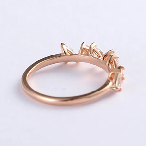 CONCEPTION 925 <b>Silver</b> Rose Glod 1ct D Color Vvs1 <b>Eternity</b> Moissanite <b>Ring</b> Women Moissanite Wedding <b>Ring</b> For Womens - Product Image 5
