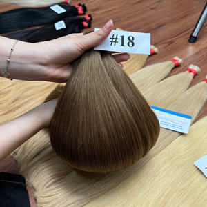 Cheveux russes bruts en vrac, prix de gros d'usine, nombreuses belles couleurs, extensions de cheveux humains en vrac - Product Image 6