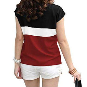 Camisetas Casuales de Manga Corta para Mujer, Corte Regular, Color Sólido, Ecológicas, de Alta Calidad, 100% Algodón, Personalizadas - Product Image 6