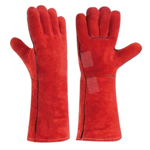 Guantes de Soldadura de Cuero Unisex de Talla Personalizada de CAPTAIN INDUSTRY, Último Diseño, Transpirables, de Alta Calidad, para Uso en Exteriores, en Venta - Product Image 5