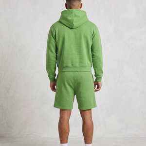 Ensembles Courts Personnalisés d'Été Unisexe pour Hommes – Ensemble 2 Pièces en Coton : Sweat à Capuche et Short – Coton Respirant 2026 - Product Image 3