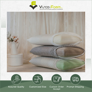 Venta Exclusiva de Almohada Cervical de Espuma Viscoelástica Blanca Clásica de Calidad Excepcional, Apta para Todas las Edades, de Origen Español - Product Image 5