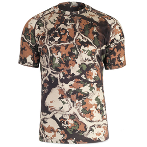 Chemise de chasse vintage respirante et imperméable pour homme, 100 % polyester, anti-bactérienne, manches courtes, couleur unie, haute qualité, collection printemps 2026 - Product Image 1
