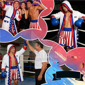 Kimono de Jiu Jitsu Hecho en Pakistán, Batas de Boxeo para Hombre, Venta al por Mayor, Batas de Boxeo de Nuevo Estilo Hechas a Medida - Product Image 5