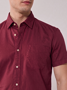 Camisas de Vestir de Manga Corta para Hombre, Transpirables, Casuales, 100% Algodón, Color Sólido, Marca Enovate - Product Image 3