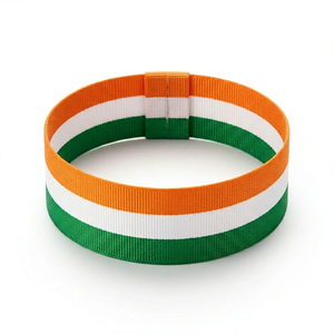 25mm Grosgrain Tricolor Ribbon 50 Yard Roll for Independence Day Flag Bunting Badge <b>Making</b> School Crafts Customizable Wholesale - Product Image 4