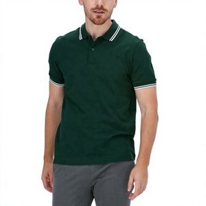 2026 Summer New Men's Striped Breathable Cotton Quick Dry for Shirt Business Casual <b>Short</b> Sleeve Back Neck Customized Printed - Product Image 1