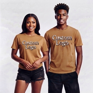 Crew Neck Tshirt Manufacturer Plain Cotton T Shirt Unisex Tee Shirt Cotton Mens Tshirt Custom Screen Print T-shirts street wear - Product Image 2
