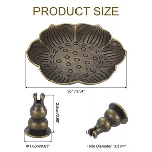 Support pour encens, design floral, durable, pour activités religieuses, utilisation en intérieur - Product Image 6