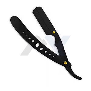 Navaja de Afeitar Profesional Clásica de Hoja Recta, Calidad Premium de Salón, para Afeitado en Húmedo y Definición de Líneas de Barba para Hombres - Product Image 1