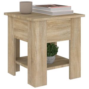 Tavolino compatto in legno ingegnerizzato di quercia Sonoma - Product Image 4