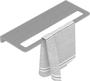 Étagère de rangement polyvalente pour serviettes avec finition polie pour usage professionnel en salon et gestion des installations sanitaires de bureaux de direction - Product Image 1