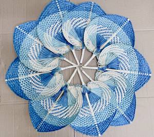 VENTE FLASH Sunset Glow 2025 Éventail en feuilles de palmier rustique pour mariage, cadeau écologique naturel pour les invités, décoration - Product Image 4