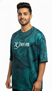 Camiseta Sublimada de Corte Regular, Estilo Casual Urbano para Hombre, Poliéster/Algodón, Transpirable - Product Image 5