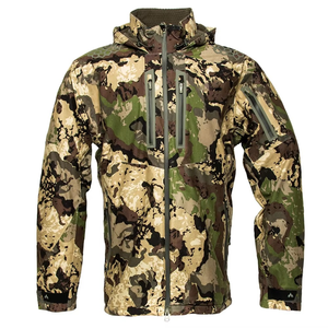 Veste de chasse d'hiver unisexe GRACE SIGN, camouflage, isolée, thermique, couche intermédiaire, fermeture éclair intégrale, coupe-vent, motif imprimé, polyester chaud - Product Image 5