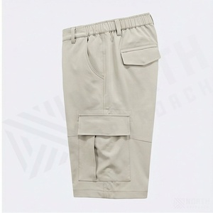 Shorts cargo personnalisés en coton pour hommes et garçons, décontractés, avec poches, style streetwear, grandes tailles, qualité supérieure, vêtements de mode - Product Image 3