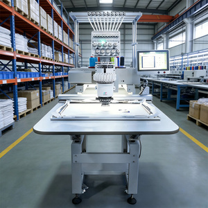 Las 10 mejores máquinas de bordar industriales computarizadas de 10 cabezales y 10 agujas para bordado de gorras y piezas de tela gruesa - Product Image 1