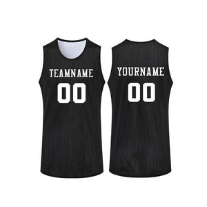 Maillot de basket réversible personnalisé pour enfants et hommes, design rétro par sublimation, avec nom d'équipe, vente en gros - Product Image 4