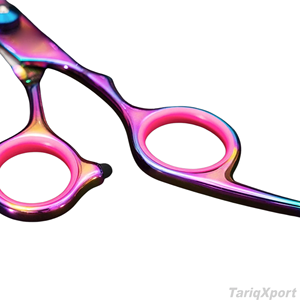 Ciseaux de barbier professionnels de qualité supérieure en acier inoxydable 4Cr13, légers, pliables, multi-designs, pour coiffure - Product Image 4