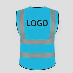 Chalecos de seguridad de malla para hombres y mujeres con 8 bolsillos y cremallera frontal, ropa de trabajo de invierno, chaleco reflectante de seguridad para ingenieros - Product Image 2