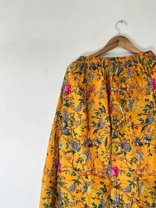 Jupe longue imprimée à la main de Jaipur pour femme, jupe bohème d'été - Product Image 3