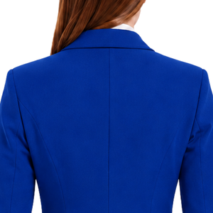 <b>Royal</b> <b>Blue</b> Equestrian <b>Jacket</b> <b>for</b> <b>Women</b> Slim Fit Riding Blazer Elegant Horse Riding Competition Coat Custom OEM Wholesale Fashion - Product Image 4