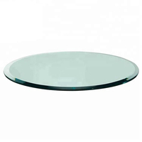 Dessus de table en verre trempé de rayon de 8mm 10mm personnalisables en gros