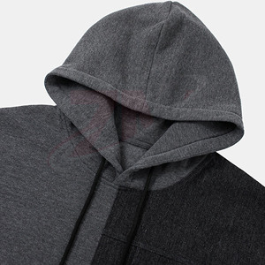 Sudaderas con Capucha para Hombre en Color Gris Oscuro con Detalles en Negro, Nuevas Llegadas, Cómodas, Talla Grande, Personalizadas con Logotipo - Product Image 3