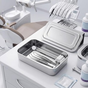 Plateau pour instruments chirurgicaux en acier inoxydable, plateau pour instruments de clinique médicale - Product Image 2