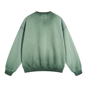 Sudadera Térmica Oversize de Algodón 100% de 400 GSM con Logo Personalizado Estampado y Lavado Ácido, Estilo Urbano de Moda - Product Image 4