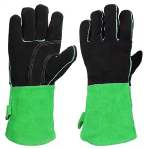 Guantes de Soldadura de Cuero Reforzado, Guantes de Trabajo Industriales de Alta Resistencia, Protección de Seguridad, Guantes para Bomberos y Barbacoa - Product Image 4