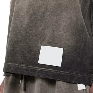 Wholesale Custom Streetwear Heavyweight 280 Gsm 100% Cotton Oversized Unisex <b>T</b>-Shirts Blank Plain Dyed Breathable - Product Image 5