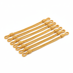Cordons de chapeau de cérémonie ajustables en gros, motif rond torsadé, finition métallisée, pour uniformes professionnels - Product Image 3