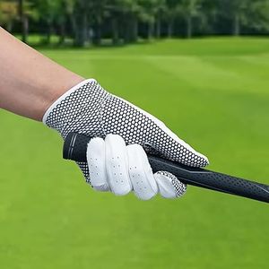 Gants de golf imperméables en cuir Cabretta de qualité supérieure pour la main gauche, antidérapants, respirants, avec broderie de logo personnalisée - Product Image 4