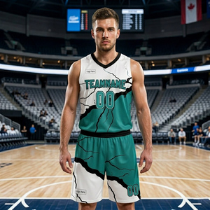 Tenue de basketball, nouveau style, uniforme de basketball fabriqué en 100 % polyester, uniforme de basketball fabriqué au Pakistan, uniforme de basketball - Product Image 5